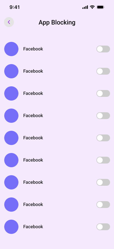 App Blocking Controls