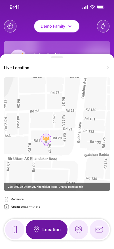 Keep Track Of Live Location Tracking